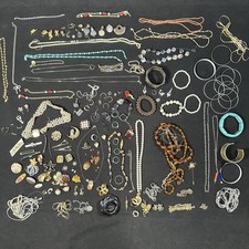 130 tlg.Konvolut Modeschmuck vintage antik Anhänger Ringe, Ketten,armbänder Ohrr