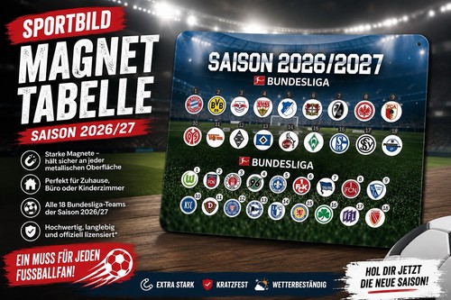 Magnettabelle saison 2026 - saison, 2026/27