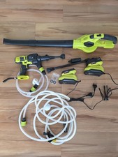 BARICUS Druckreiniger und Laubbläser 1 ACCU 4 Ah 1Accu 2 Ah neuw Zust 