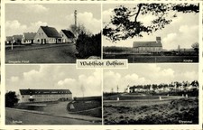 Ak Wahlstedt Kreis Segeberg, Drogerie Fürst, Schule, Ehrenmal, Kirche - 11021368