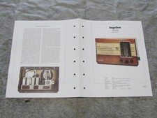 Schaltplan für Röhrenradio Radio Ingelen 540W von 1939 Rundfunkmuseum