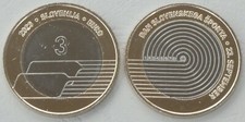 3 Euro Gedenkmünze Slowenien 2023 Tag des Sports unz.