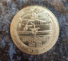 2.Weltkrieg 1939-1945/Messerschmitt Me 109/drittes Reich WWII (Medaille/Münze?)