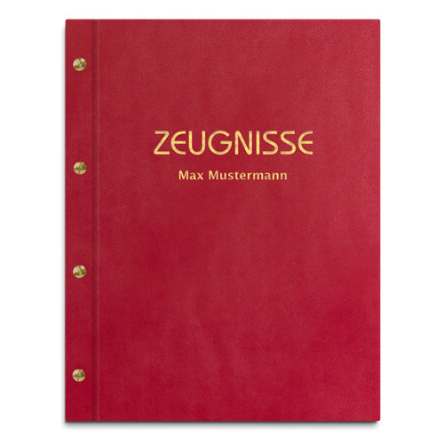Personalisierte zeugnismappe - personalisierte,