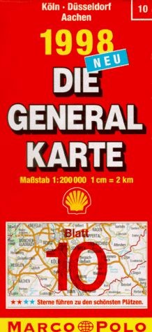 Generalkarte deutschland - generalkarte, 10
