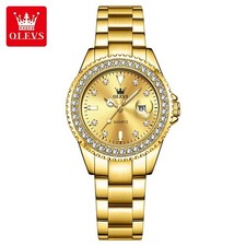 Damen Diamant Quarzuhr für