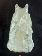 Baby Schlafsack (6-24 Monate) - weiches Grün mit Love & Nature Print - gebraucht