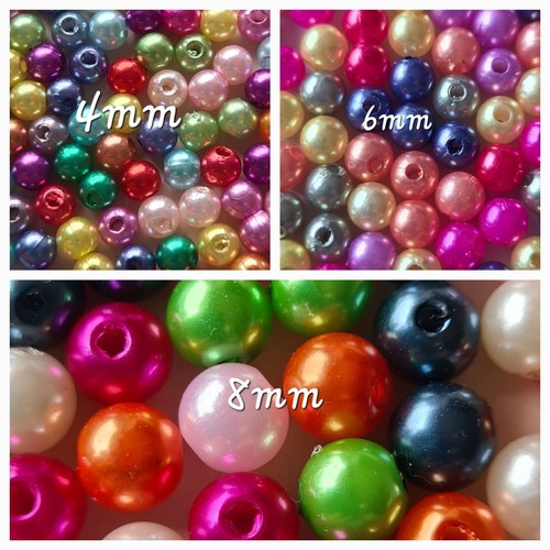 Perlenmix acrylperlen bunt - acrylperlen,