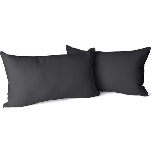 Kissenbezug 40x80 grau 2er - grau, set