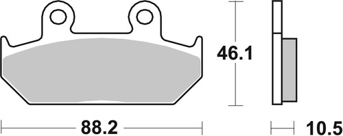 Brembo bremsbelagsatz - brembo,