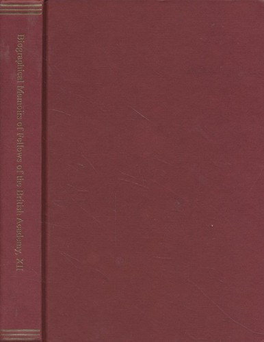 Biographical memoirs - memoirs, of
