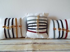 Makramee Armband Schutzengel Silber Gold Rosègold Glücksbringer Geschenk