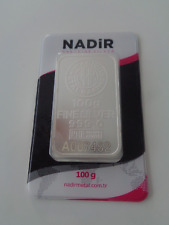 Silberbarren 100g Nadir Feinsilber 999,9, original versiegelt , nummeriert