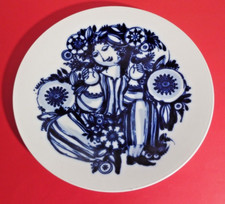 Rosenthal Studio Line Björn Wiinblad Sammelteller Wandteller Frau mit Vogel 33