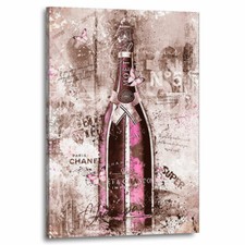 Champagner Leinwand Bild Pop