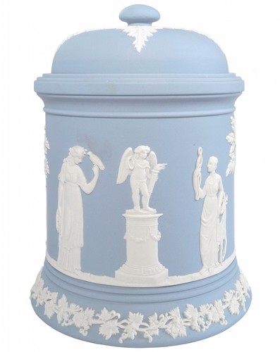 Wedgwood blue jasper tabakdose - wedgwood,