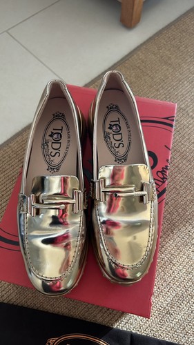 Tod mokassin leder gold - mokassin, 38