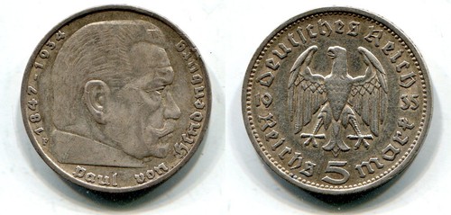 Reichsmark 1935 silber - 5,