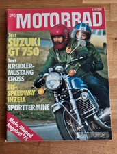 Motorrad 04/1975 Suzuki GT 750 K GT - Kreidler Mustang Cross