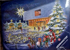 Herrnhuter Adventskalender violett weiß 2021 2022 NEU in OVP