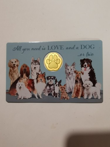 Goldmünze coincard hunde - goldmünze, in
