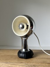 Eyeball Lampe Tischlampe Chrom Space Age Leuchte 70er Jahre Design Vintage Italy