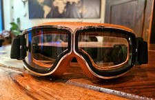 Chrombrille Motorradbrille