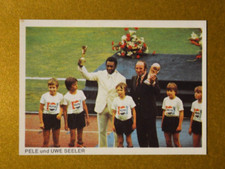 Stockhaus Fußball WM World Cup 74 1974-Eröffnung Pele u.Uwe Seeler #5 ungeklebt