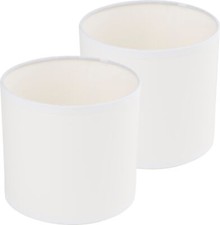 VBS Lampenschirm WHITY weiß 2 Stück Lampen Lampenabdeckung Leuchtmittel