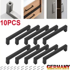 10x schwarz möbelgriff - schwarz,
