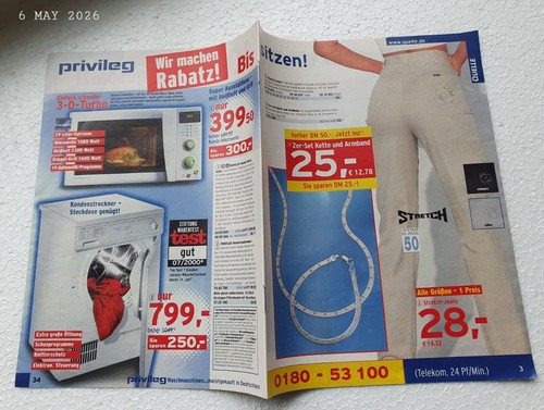 Quelle teil katalog 2001 mit - quelle:, teil-katalog,