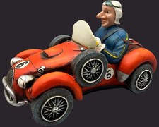 Spardose Rennwagen Oldtimer Modell mit Fahrer - 20cm lang inkl. Verschluss