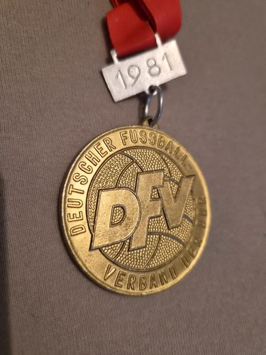 Original ddr fußballmedaille - original,