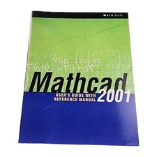 Mathcad Mathsoft 2001 User