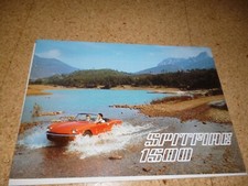 Triumph Spitfire 1500 Prospekt  4 Seiten deutsch