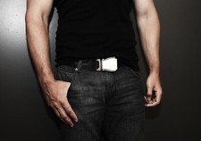 Original  Flugzeuggürtel by FlapsFive - black  glänzend | matt | klassik