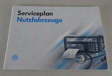 Scheckheft / Serviceplan blanko VW Bus T4 + VW Lt 28 / 31 / 35 Stand 07/1991