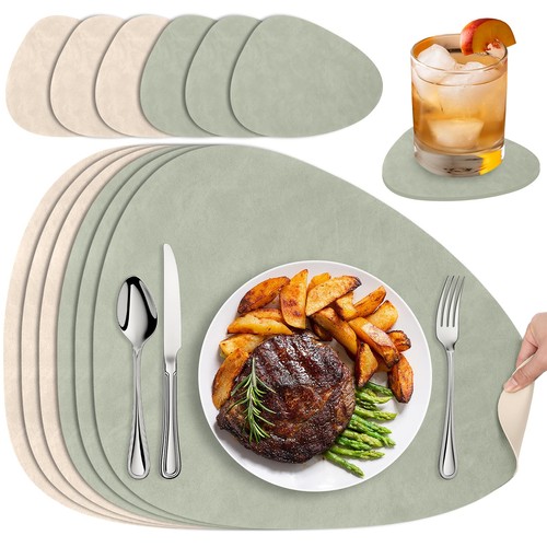 Tischsets leder rutschfest - tischsets,