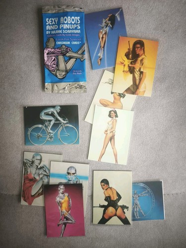 Trading cards pin girls - pin, up