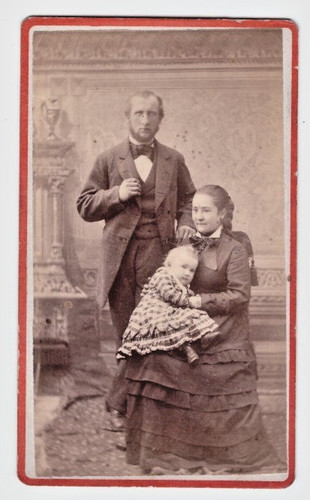 Cdv foto 1875 vornehme - cdv,