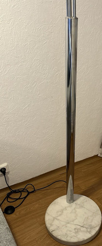 Bogen stehlampe chrom silber - bogen-stehlampe, chrom/silber