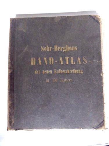 Sohr berghaus hand atlas 1886 - hand-atlas,