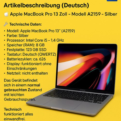 Apple macbook pro 13 - 💻,