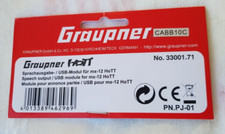 Graupner  Hott Sprachausgabe/USB-Modul für Graupner MX-12 Hott 3300.71
