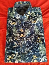 Herrenhemd Casa Moda casual fit L 41 42 Palmen Tropen Sommer Urlaub kurzarm  K7