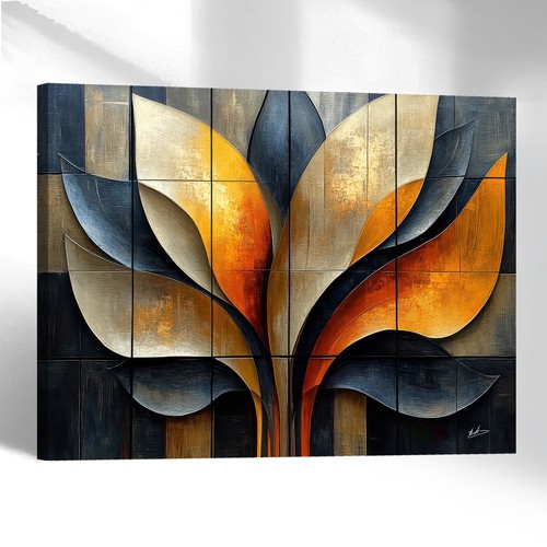 Leinwand bild abstrakt - leinwand,