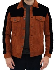 Herren TRUCKER Wildleder Leder