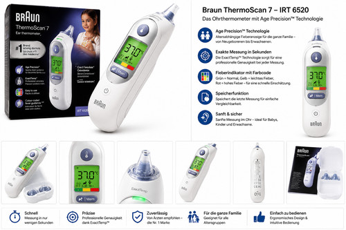 Braun thermoscan irt 6520 - thermoscan,
