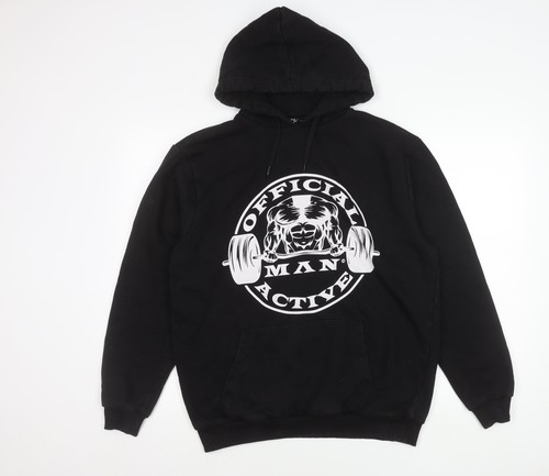Schwarzer pullover hoodie - schwarzer,