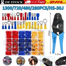 1300-tlg Kabelschuhe Sortiment